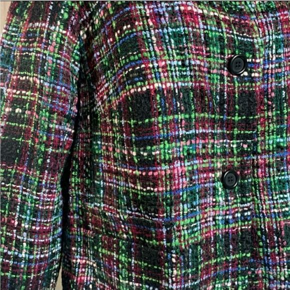 NWOT Talbots Multi-Colored Tweed Jacket Sz 16 Petite - Picture 3 of 9